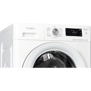Masina de spalat rufe frontala WHIRLPOOL FFB 8258 WV EE, Steam, 6th Sense, 8 kg, 1200rpm, Clasa B, alb Masina de spalat rufe frontala WHIRLPOOL FFB 8258 WV EE, Steam, 6th Sense, 8 kg, 1200rpm, Clasa B, alb