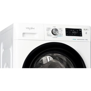 Masina de spalat rufe frontala WHIRLPOOL FFB 8458 BV EE, Steam, 6th Sense, 8 kg, 1400rpm, Clasa B, alb Masina de spalat rufe frontala WHIRLPOOL FFB 8458 BV EE, Steam, 6th Sense, 8 kg, 1400rpm, Clasa B, alb