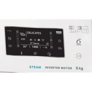 Masina de spalat rufe frontala WHIRLPOOL FFD 9489 BCV EE, Steam, 6th Sense, 9 kg, 1400rpm, Clasa A, alb Masina de spalat rufe frontala WHIRLPOOL FFD 9489 BCV EE, Steam, 6th Sense, 9 kg, 1400rpm, Clasa A, alb