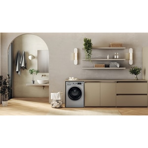 Masina de spalat rufe frontala cu uscator WHIRLPOOL FFWDB 964489 SBSV EE, 6th Sense, 9/6 kg, 1400rpm, Clasa A/C, argintiu Masina de spalat rufe frontala cu uscator WHIRLPOOL FFWDB 964489 SBSV EE, 6th Sense, 9/6 kg, 1400rpm, Clasa A/C, argintiu
