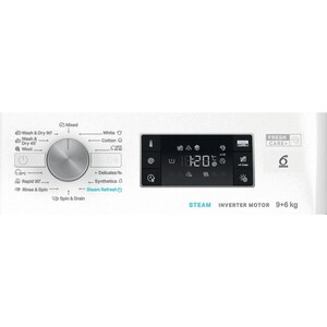 Masina de spalat rufe frontala cu uscator WHIRLPOOL FFWDB 964489 SV EE, 6th Sense, 9/6 kg, 1400rpm, Clasa A/C, alb Masina de spalat rufe frontala cu uscator WHIRLPOOL FFWDB 964489 SV EE, 6th Sense, 9/6 kg, 1400rpm, Clasa A/C, alb