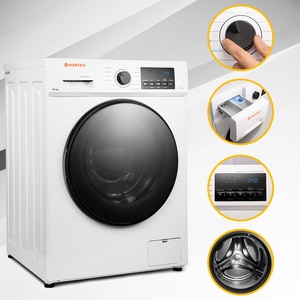 Masina de spalat rufe frontala VORTEX VMA914D02S, 9 kg, 1400rpm, Clasa A, alb Masina de spalat rufe frontala VORTEX VMA914D02S, 9 kg, 1400rpm, Clasa A, alb