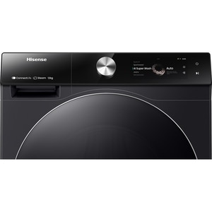 Masina de spalat rufe frontala HISENSE WF7S1247BB, Steam, 12 kg, 1400rpm, Clasa A, Wi-Fi, negru Masina de spalat rufe frontala HISENSE WF7S1247BB, Steam, 12 kg, 1400rpm, Clasa A, Wi-Fi, negru
