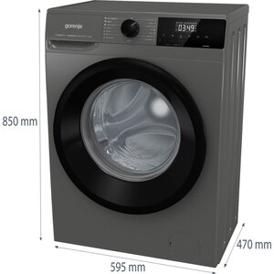 Masina de spalat rufe frontala slim GORENJE WNHEI74SAS/A, Steamtech, 7 kg, 1400rpm, Clasa A, antracit Masina de spalat rufe frontala slim GORENJE WNHEI74SAS/A, Steamtech, 7 kg, 1400rpm, Clasa A, antracit