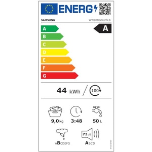 Masina de spalat rufe frontala SAMSUNG WW90DG6U25LBU4, AI EcoBubble, 9 kg, 1400rpm, Clasa A, negru Masina de spalat rufe frontala SAMSUNG WW90DG6U25LBU4, AI EcoBubble, 9 kg, 1400rpm, Clasa A, negru