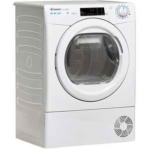 Uscator de rufe CANDY Smart Pro CSOE H8A2TE-S, Pompa de caldura, 8 kg, 14 programe, Clasa E, Wi-Fi, alb Uscator de rufe CANDY Smart Pro CSOE H8A2TE-S, Pompa de caldura, 8 kg, 14 programe, Clasa E, Wi-Fi, alb