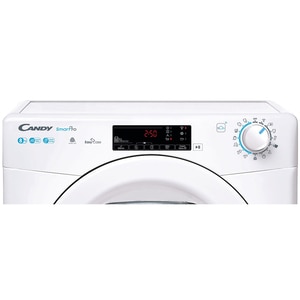 Uscator de rufe CANDY Smart Pro CSOE H8A2TE-S, Pompa de caldura, 8 kg, 14 programe, Clasa E, Wi-Fi, alb Uscator de rufe CANDY Smart Pro CSOE H8A2TE-S, Pompa de caldura, 8 kg, 14 programe, Clasa E, Wi-Fi, alb