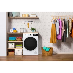 Uscator de rufe GORENJE DHNA92, Pompa de caldura, 9 kg, 15 programe, Clasa D, alb Uscator de rufe GORENJE DHNA92, Pompa de caldura, 9 kg, 15 programe, Clasa D, alb