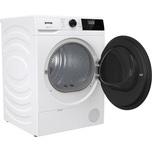 Uscator de rufe GORENJE DHNA93, Pompa de caldura, 9 kg, 15 programe, Clasa C, alb Uscator de rufe GORENJE DHNA93, Pompa de caldura, 9 kg, 15 programe, Clasa C, alb