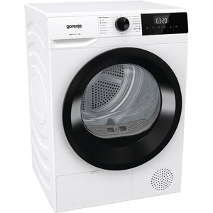 Uscator de rufe GORENJE DHNE82, Pompa de caldura, 8 kg, 15 programe, Clasa D, alb Uscator de rufe GORENJE DHNE82, Pompa de caldura, 8 kg, 15 programe, Clasa D, alb