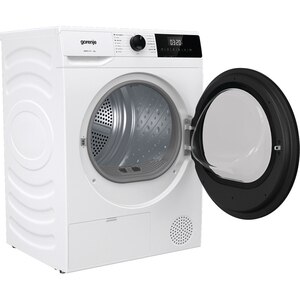 Uscator de rufe GORENJE DHNE82, Pompa de caldura, 8 kg, 15 programe, Clasa D, alb Uscator de rufe GORENJE DHNE82, Pompa de caldura, 8 kg, 15 programe, Clasa D, alb