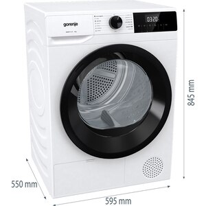 Uscator de rufe GORENJE DHNE83, Pompa de caldura, 8 kg, 15 programe, Clasa C, alb Uscator de rufe GORENJE DHNE83, Pompa de caldura, 8 kg, 15 programe, Clasa C, alb