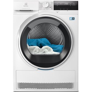 Uscator de rufe ELECTROLUX EW7D384AE, DelicateCare, Pompa de caldura, 8 kg, 12 programe, Clasa C, alb Uscator de rufe ELECTROLUX EW7D384AE, DelicateCare, Pompa de caldura, 8 kg, 12 programe, Clasa C, alb