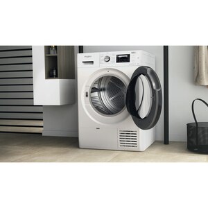 Uscator de rufe WHIRLPOOL FFT D 8X3B EE, 6th Sense, Condensare si pompa de caldura, 8 kg, 19 programe, Clasa C, alb Uscator de rufe WHIRLPOOL FFT D 8X3B EE, 6th Sense, Condensare si pompa de caldura, 8 kg, 19 programe, Clasa C, alb