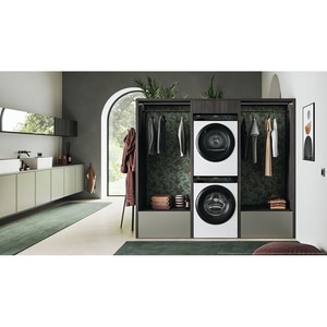 Uscator de rufe HAIER HD90-A2939-S, Pompa de caldura, 9 kg, 15 programe, Clasa E, alb Uscator de rufe HAIER HD90-A2939-S, Pompa de caldura, 9 kg, 15 programe, Clasa E, alb