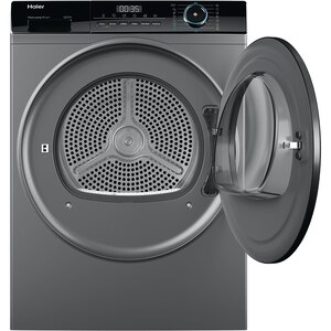 Uscator de rufe HAIER HD90-A3939R-S, Pompa de caldura, 9 kg, 15 programe, Clasa C, antracit Uscator de rufe HAIER HD90-A3939R-S, Pompa de caldura, 9 kg, 15 programe, Clasa C, antracit