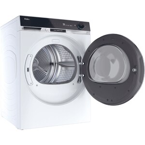 Uscator de rufe HAIER HD90-A3Q397U1-S, Pompa de caldura, 9 kg, 17 programe, Clasa C, Wi-Fi, alb Uscator de rufe HAIER HD90-A3Q397U1-S, Pompa de caldura, 9 kg, 17 programe, Clasa C, Wi-Fi, alb