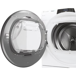 Uscator de rufe CANDY Rapido Pro RPE H9A2TRE-S, Pompa de caldura, 9 kg, 14 programe, Clasa E, Wi-Fi, alb Uscator de rufe CANDY Rapido Pro RPE H9A2TRE-S, Pompa de caldura, 9 kg, 14 programe, Clasa E, Wi-Fi, alb