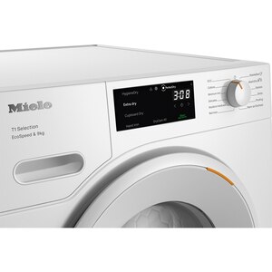 Uscator de rufe MIELE TSD 643 WP EcoSpeed, Pompa de caldura, 9 kg, 12 programe, Clasa C, Wi-Fi, alb Uscator de rufe MIELE TSD 643 WP EcoSpeed, Pompa de caldura, 9 kg, 12 programe, Clasa C, Wi-Fi, alb