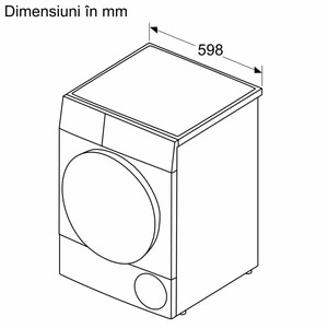 Uscator de rufe BOSCH WTH85221BY, Condensare si pompa de caldura, 8 kg, 15 programe, Clasa D, alb Uscator de rufe BOSCH WTH85221BY, Condensare si pompa de caldura, 8 kg, 15 programe, Clasa D, alb