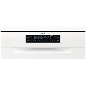 Masina de spalat vase independenta AEG FFB52917ZW, 14 seturi, 8 programe, 60 cm, Clasa E, alb Masina de spalat vase independenta AEG FFB52917ZW, 14 seturi, 8 programe, 60 cm, Clasa E, alb