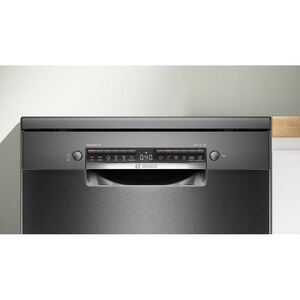 Masina de spalat vase independenta BOSCH SMS4EMC06E, 14 seturi, 6 programe, 60 cm, Clasa B, dark inox Masina de spalat vase independenta BOSCH SMS4EMC06E, 14 seturi, 6 programe, 60 cm, Clasa B, dark inox