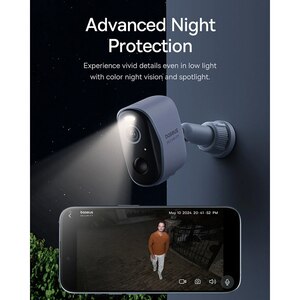 Kit de supraveghere video BASEUS Security N1 Plus Homestation, 2 camere, 2K HD, Wi-Fi, IP67, 16 canale, alb Kit de supraveghere video BASEUS Security N1 Plus Homestation, 2 camere, 2K HD, Wi-Fi, IP67, 16 canale, alb