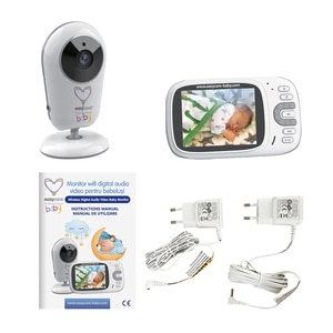 Monitor video digital EASYCARE Wi-Fi EASY00226, 3.2", alb-gri Monitor video digital EASYCARE Wi-Fi EASY00226, 3.2", alb-gri