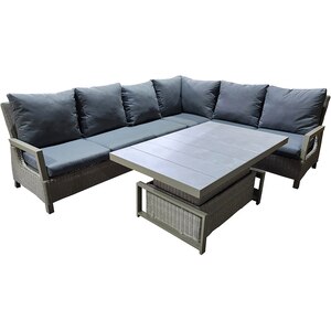 Set mobilier gradina MYRIA Manchester, 5 piese, maro Set mobilier gradina MYRIA Manchester, 5 piese, maro