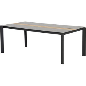 Masa terasa MYRIA Aimar, aluminiu, 200 x 100 x 74.5 cm, gri inchis Masa terasa MYRIA Aimar, aluminiu, 200 x 100 x 74.5 cm, gri inchis