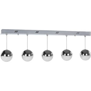 Lustra suspendata MYRIA Atomo MY10320, LED, 27W, 96x12x150 cm, crom Lustra suspendata MYRIA Atomo MY10320, LED, 27W, 96x12x150 cm, crom