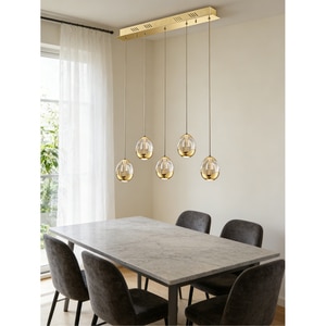 Lustra LED MYRIA Golden MY10325GD, 27W, 1903lm, 4000K, IP20, auriu Lustra LED MYRIA Golden MY10325GD, 27W, 1903lm, 4000K, IP20, auriu