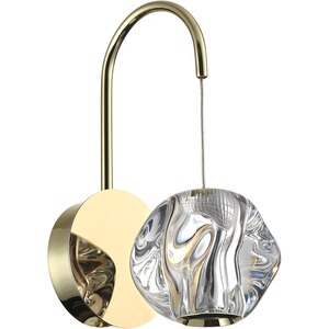 Aplica LED MYRIA Stone MY10327GD, 6W, 251lm, 4000K, IP20, auriu Aplica LED MYRIA Stone MY10327GD, 6W, 251lm, 4000K, IP20, auriu