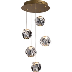 Lustra LED MYRIA Stone MY10329GD, 24W, 1210lm, 4000K, IP20, auriu Lustra LED MYRIA Stone MY10329GD, 24W, 1210lm, 4000K, IP20, auriu