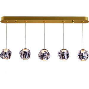 Lustra LED MYRIA Stone MY10330GD, 24W, 1250lm, 4000K, IP20, auriu Lustra LED MYRIA Stone MY10330GD, 24W, 1250lm, 4000K, IP20, auriu