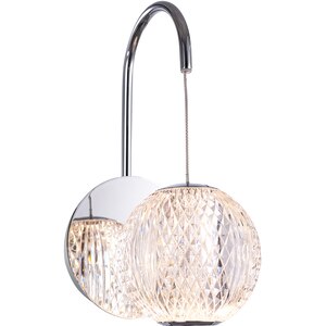Aplica de perete MYRIA Diamond MY10334, LED, 6W, 11x18x26 cm, crom Aplica de perete MYRIA Diamond MY10334, LED, 6W, 11x18x26 cm, crom