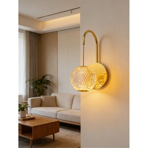 Aplica de perete MYRIA Diamond MY10334, LED, 6W, 11x18x16 cm, auriu Aplica de perete MYRIA Diamond MY10334, LED, 6W, 11x18x16 cm, auriu