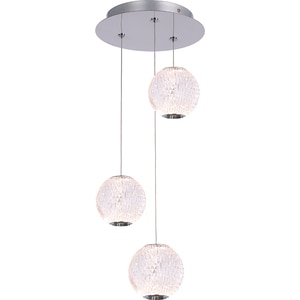 Lustra suspendata MYRIA Diamond MY10336, LED, 16W, 27x27x150 cm, crom Lustra suspendata MYRIA Diamond MY10336, LED, 16W, 27x27x150 cm, crom