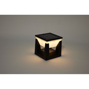 Lampa solara pentru stalp MYRIA MY10399, 12x0.5W, 80lm, IP44, negru Lampa solara pentru stalp MYRIA MY10399, 12x0.5W, 80lm, IP44, negru