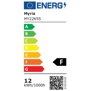 Bec LED Smart MYRIA MY2265S, E27, 12W, Bluetooth, Dimabil, Wi-Fi, lumina variabila, compatibil Alexa, Google Assistant Bec LED Smart MYRIA MY2265S, E27, 12W, Bluetooth, Dimabil, Wi-Fi, lumina variabila, compatibil Alexa, Google Assistant