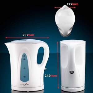 Fierbator apa MYRIA MY4116, 1.7l, 2200W, alb Fierbator apa MYRIA MY4116, 1.7l, 2200W, alb
