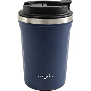 Cana calatorie MYRIA MY4487BL, 0.38l, inox 304, albastru Cana calatorie MYRIA MY4487BL, 0.38l, inox 304, albastru