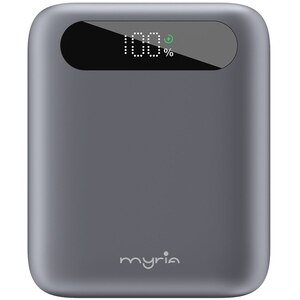 Baterie externa MYRIA MY9215BK, 10000 mAh, 1x USB-C, 1x USB-A, negru Baterie externa MYRIA MY9215BK, 10000 mAh, 1x USB-C, 1x USB-A, negru