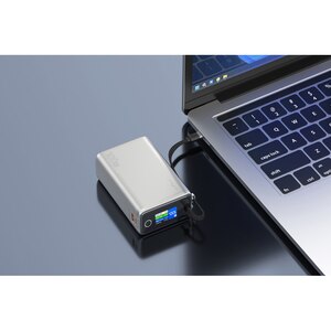 Baterie externa MYRIA MY9217SV, 25000 mAh, 1x USB-C, 1x USB-A, argintiu Baterie externa MYRIA MY9217SV, 25000 mAh, 1x USB-C, 1x USB-A, argintiu