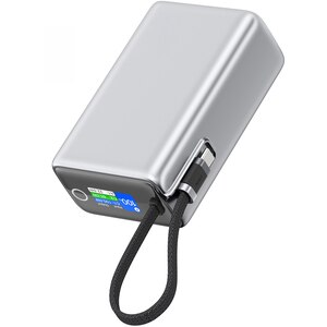 Baterie externa MYRIA MY9217SV, 25000 mAh, 1x USB-C, 1x USB-A, argintiu Baterie externa MYRIA MY9217SV, 25000 mAh, 1x USB-C, 1x USB-A, argintiu
