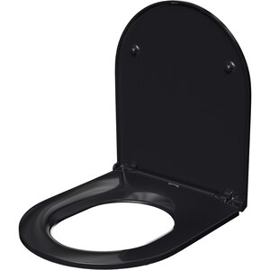 Capac WC GOODHOME Cavally N-001(B), inchidere lenta, duroplast, negru Capac WC GOODHOME Cavally N-001(B), inchidere lenta, duroplast, negru