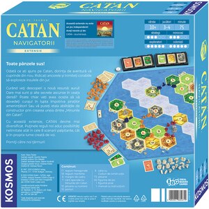 Joc de societate CATAN Navigatorii editia 2025 NAV3425, 10 ani+, 3-4 jucatori Joc de societate CATAN Navigatorii editia 2025 NAV3425, 10 ani+, 3-4 jucatori