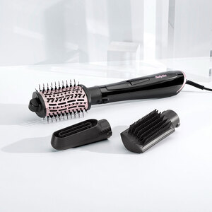 Perie cu aer cald BABYLISS AS128E Style Smooth, 1000W, 2 viteze, 2 trepte de temperatura, Invelis Ceramic, negru Perie cu aer cald BABYLISS AS128E Style Smooth, 1000W, 2 viteze, 2 trepte de temperatura, Invelis Ceramic, negru