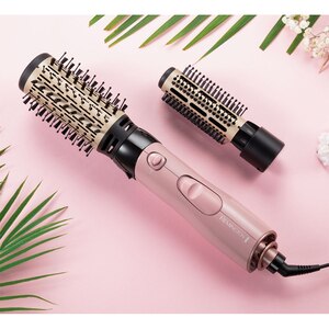Perie cu aer cald REMINGTON Coconut Smooth AS5901, 1000W, 2 viteze, 2 trepte temperatura, Invelis Ceramic, roz Perie cu aer cald REMINGTON Coconut Smooth AS5901, 1000W, 2 viteze, 2 trepte temperatura, Invelis Ceramic, roz