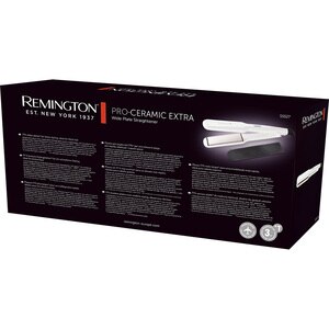 Placa de indreptat parul REMINGTON Pro-Ceramic S5527, 230 grade, invelis ceramic, alb Placa de indreptat parul REMINGTON Pro-Ceramic S5527, 230 grade, invelis ceramic, alb